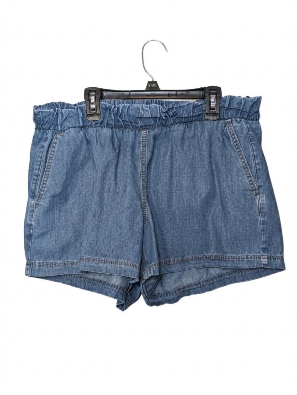 Torrid Pull On Lightweight Denim High Rise Shorts Blue Womens Brand Size 00 / 10